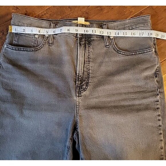 Madewell Jeans Men The Perfect Vintage Jean 32 Grey Gray Mens Distressed Fair Tr - Picture 2 of 12